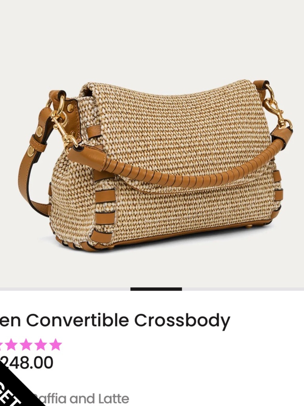 Aimee Kestenberg Zen Convertible Crossbody — NWT — Never Used